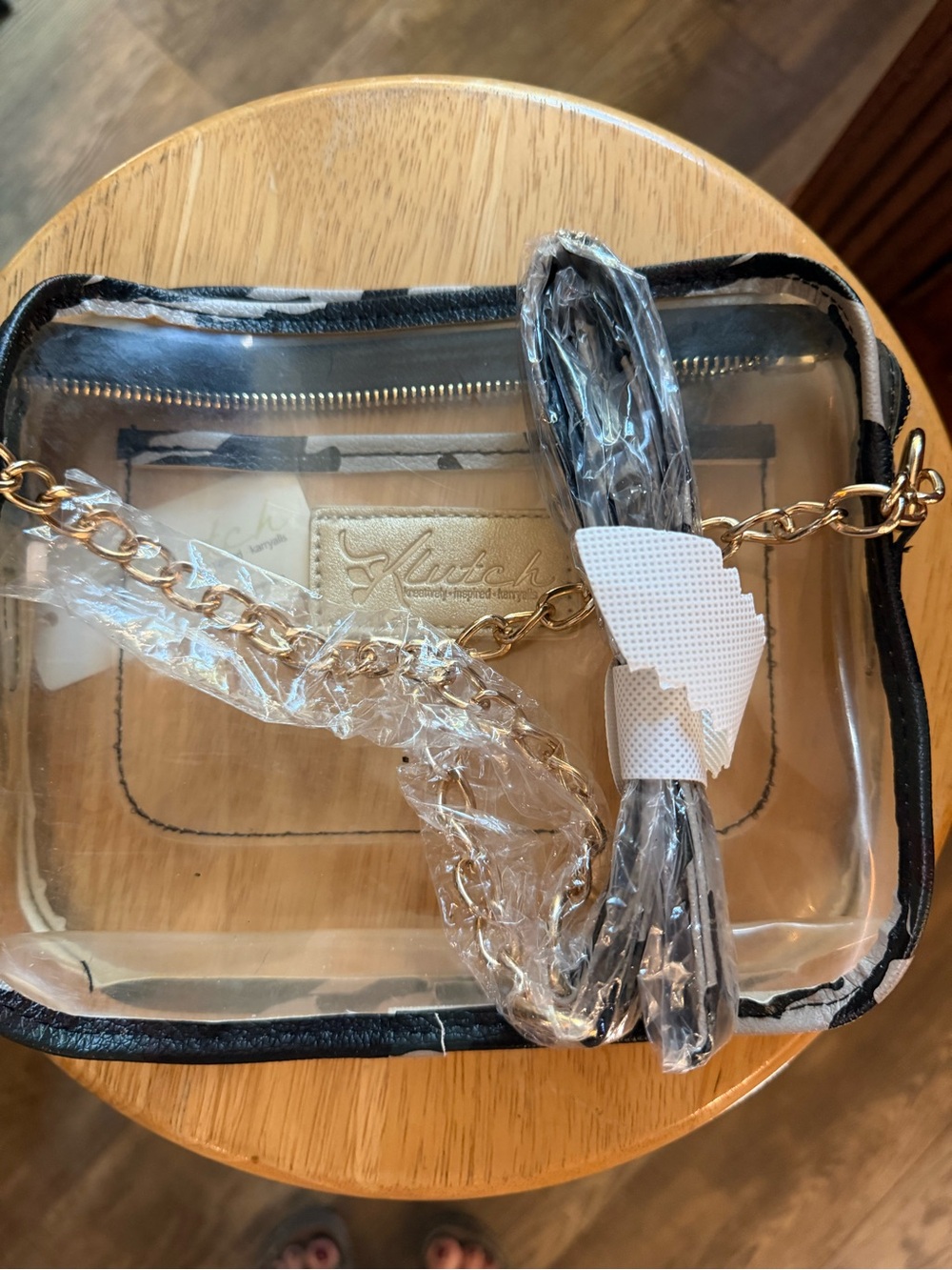 Klutch Sightseer Stadium Crossbody Clear NWT